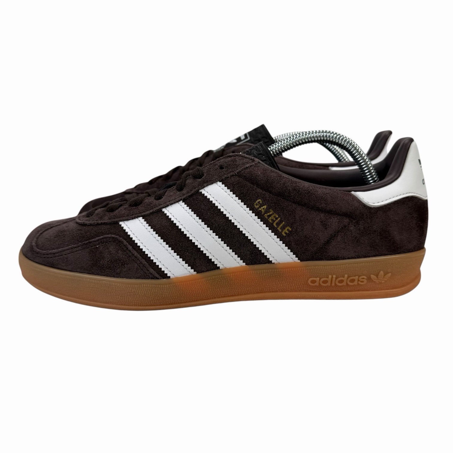 Adidas Gazelle Indoor Aurora Coffee Core White Gum Shoes HQ5152 Men’s Sizes 7-10