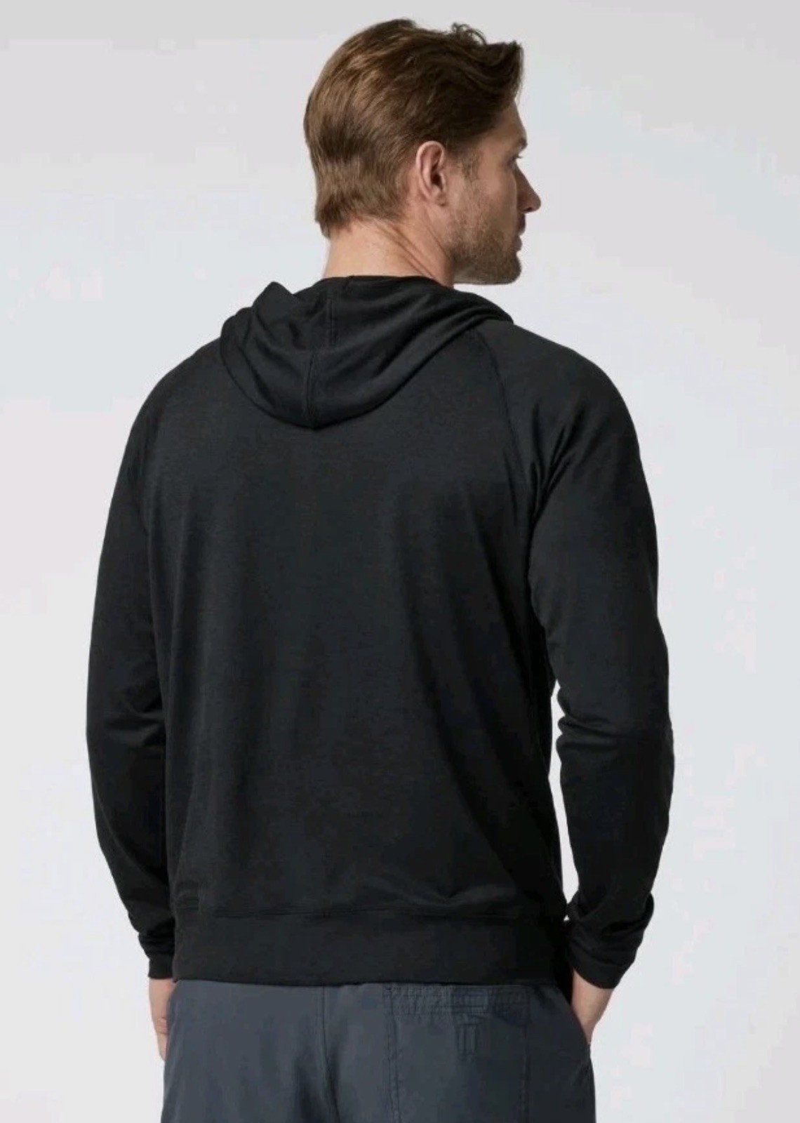 Vuori Mens Ponto Performance Half Zip Soft Casual Hoodie In Heathered Gray M