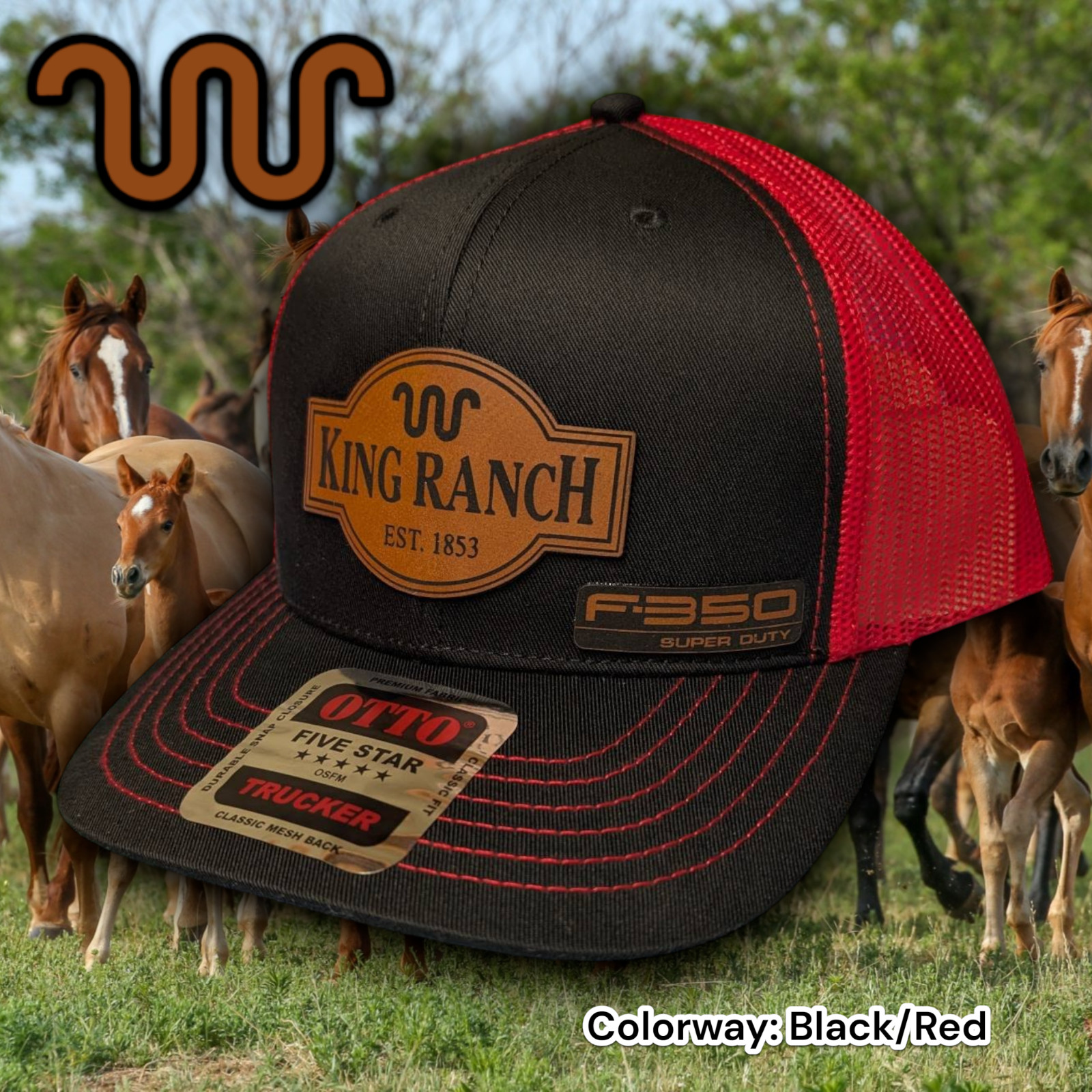 Trucker Hat Baseball Cap Customized Ford King Ranch F150 F250 F350 NEW