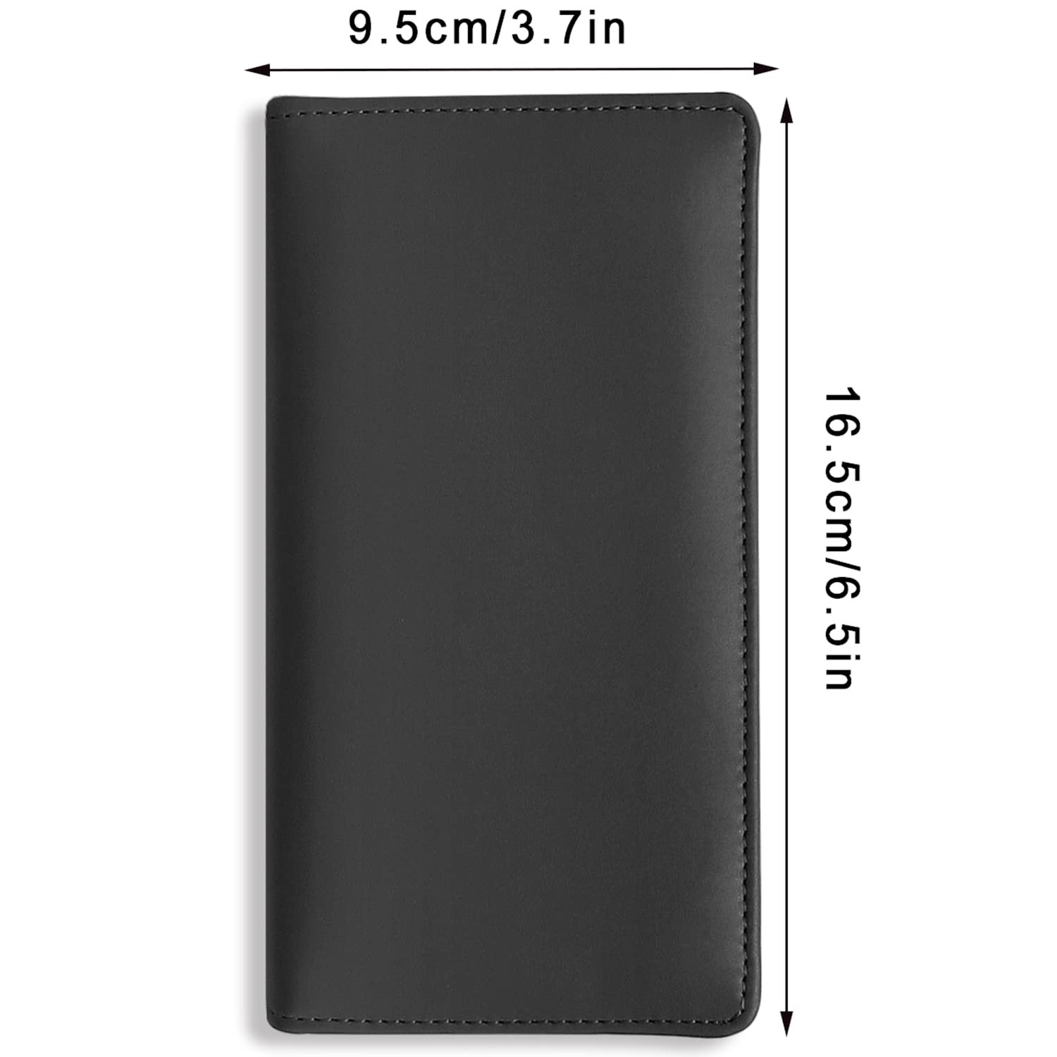 Sanlykate Leather Checkbook Cover for Men and Women, Check Book Case Card Hol…