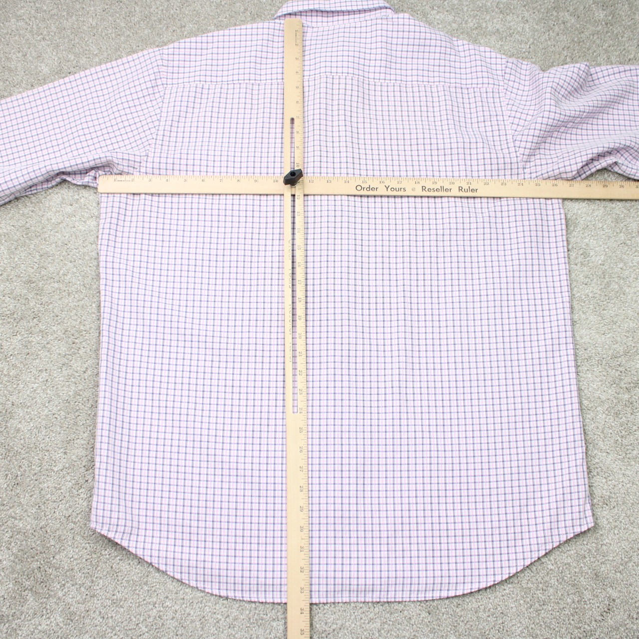 Bugatchi Uomo Shirt Mens 2XL XXL Pink Classic Fit Modal Rayon/Poly Short Sleeve
