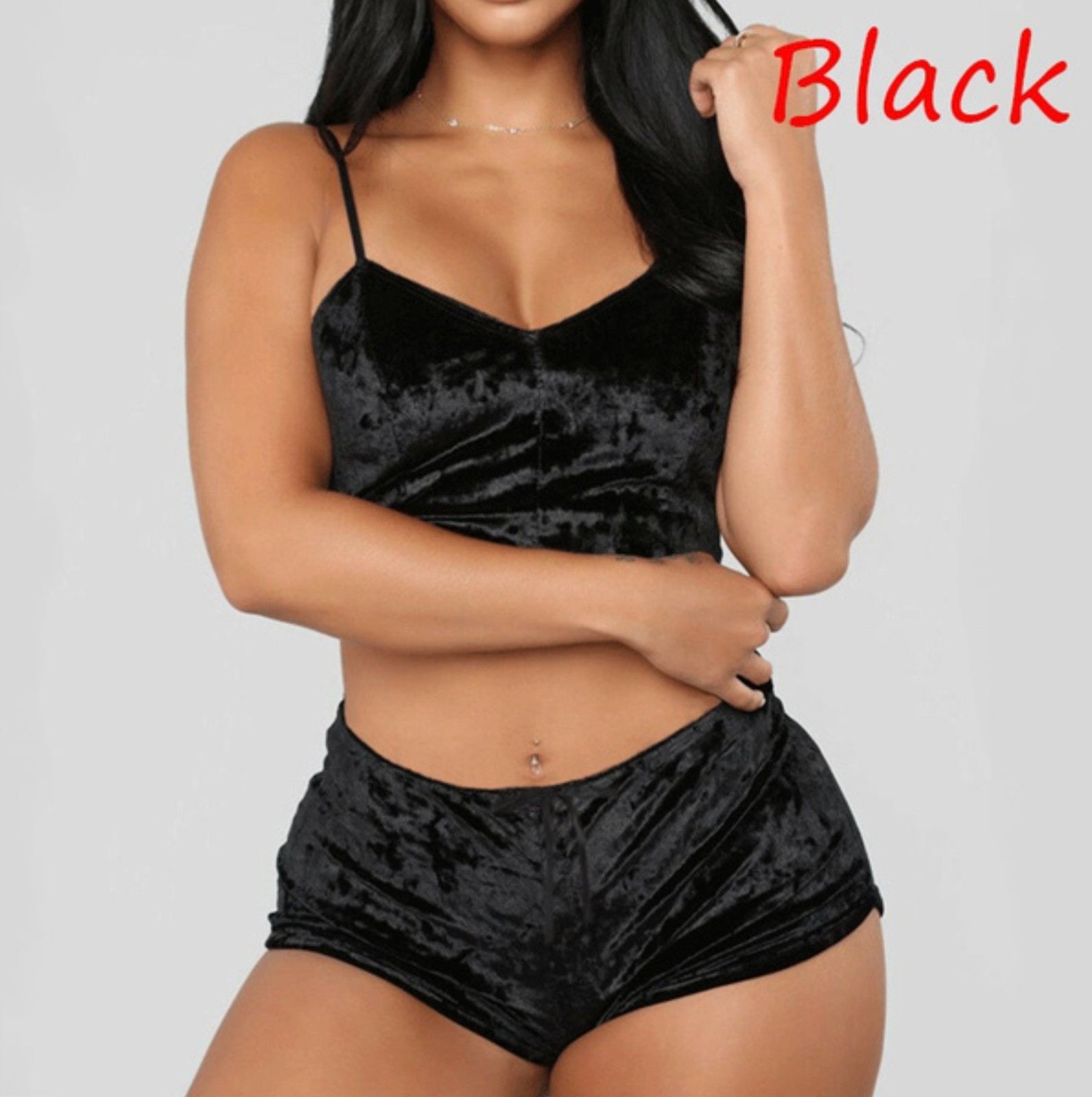 Sexy-Lingerie-Underwear-Sleepwear-Women-G-string-Black-Lace-Babydoll-Nightwear
