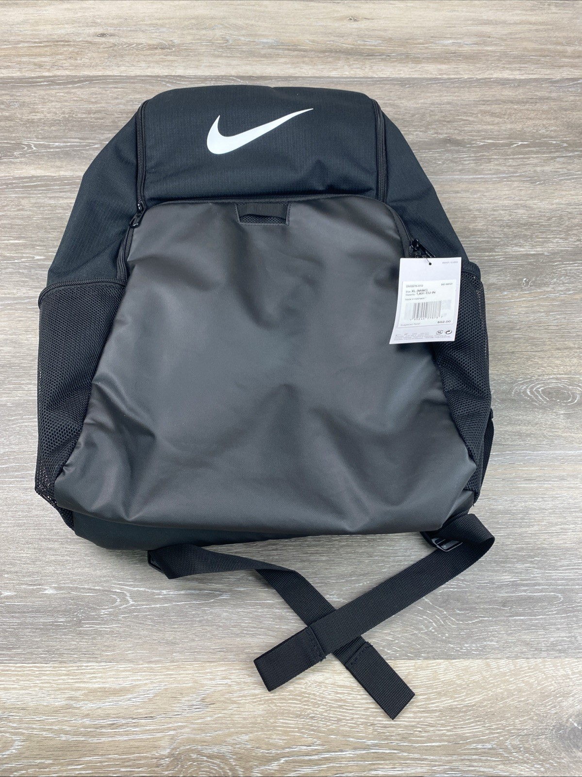 Nike Brasila 9.5 Training Backpack 30L Black & White DM3975-010 NWT