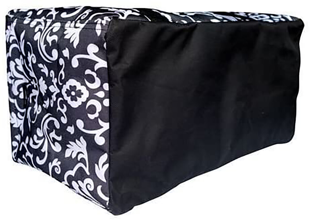 Thirty-one Medium Utility Tote Organizing Laundry Beach Bag Black Parisian