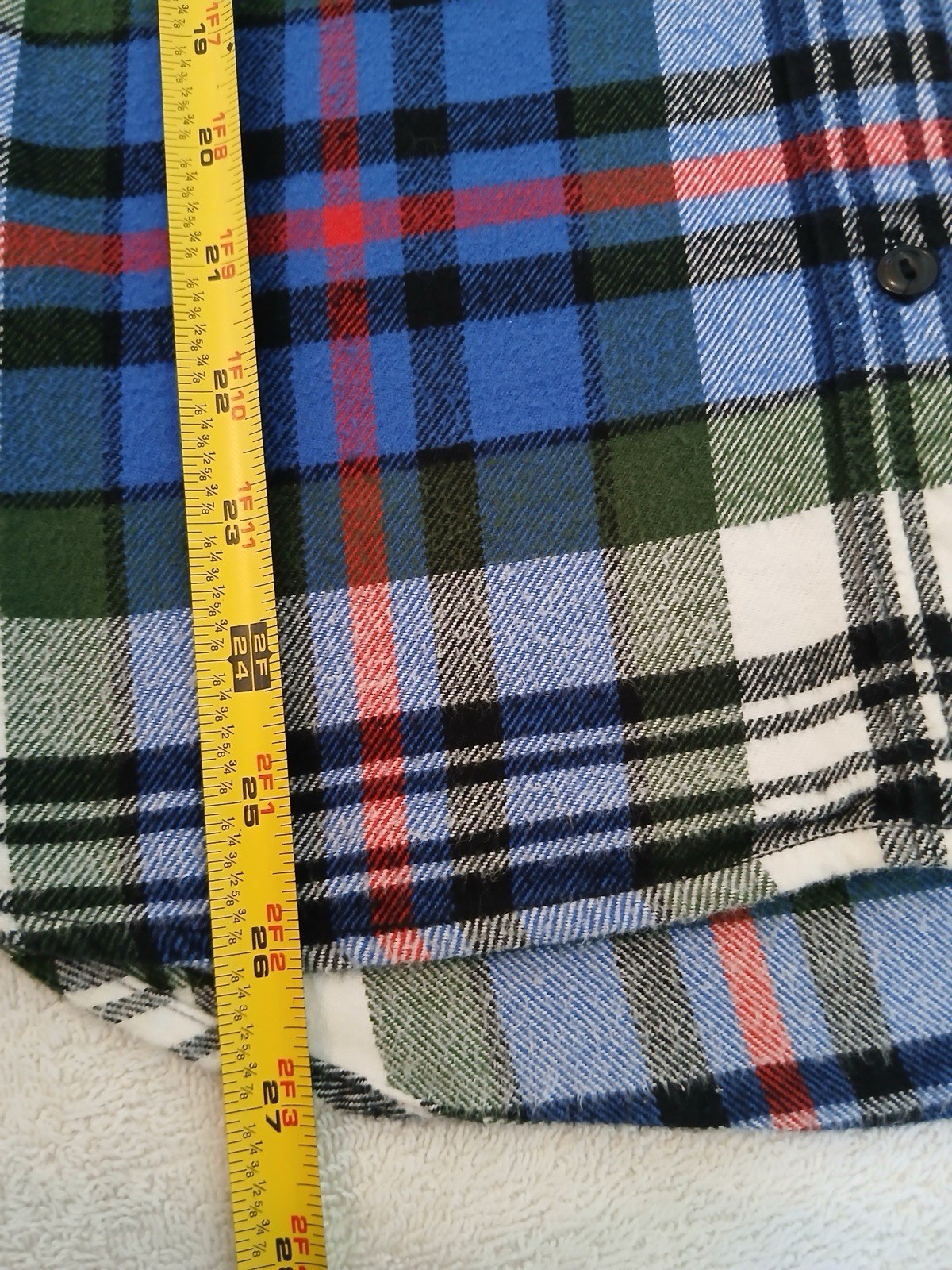 Madewell Womens heavy weight flannel plaid button down shirt Medium Cabin
