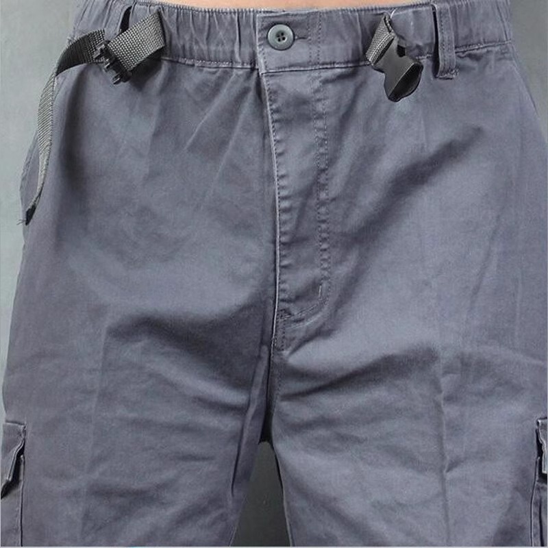 Men’s Army Combat Loose Baggy Casual Cargo Pants Cotton Outdoor Work Trousers Sz