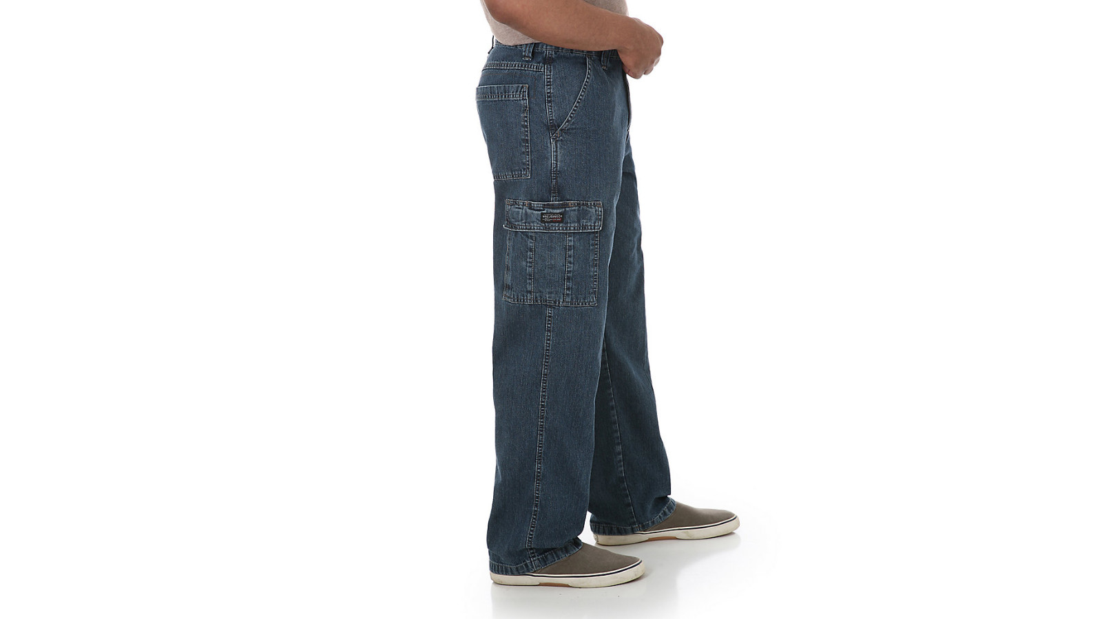 Wrangler Men’s Cargo Jeans 6 Pocket – Relaxed Fit – 1070LGWDS