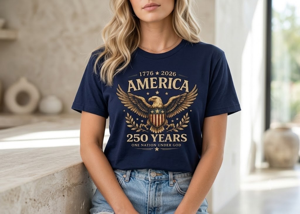 USA Soccer Fan Independence Day Shirt America 250 Years Since 1776