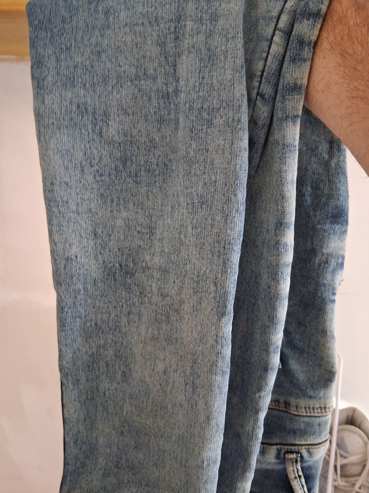 Men’s Size 34 Waist K.b.7 Jeans Blue Denim Slim Fit Tapered Leg. Retro Designer