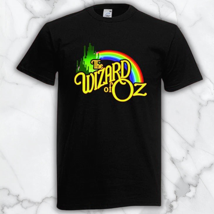 The Wizard of Oz Movie Men’s Black Graphic T Shirt Freeships