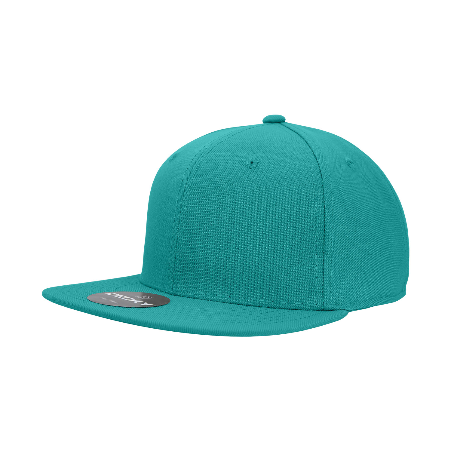 Decky Unisex 6 Panel High Profile Structured Acrylic/Polyester Fitted Cap – RP1