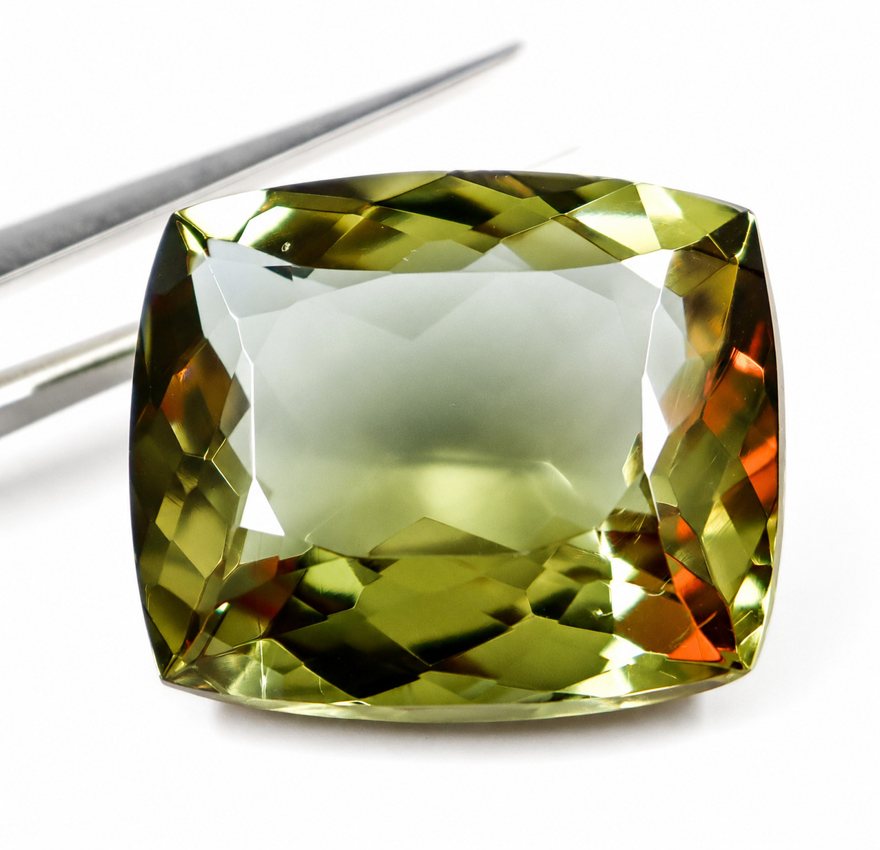 Color Changing Natural Alexandrite 70Ct Cushion Cut Certified Loose Gemstone