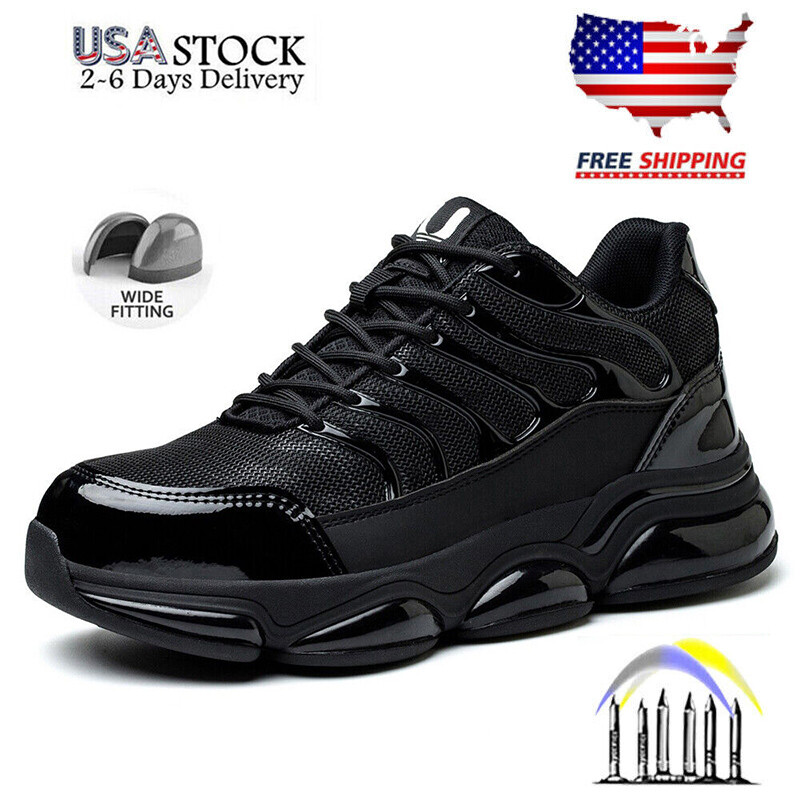 Mens Waterproof Work Boots Steel Toe Safety Shoes Indestructible Non Slip