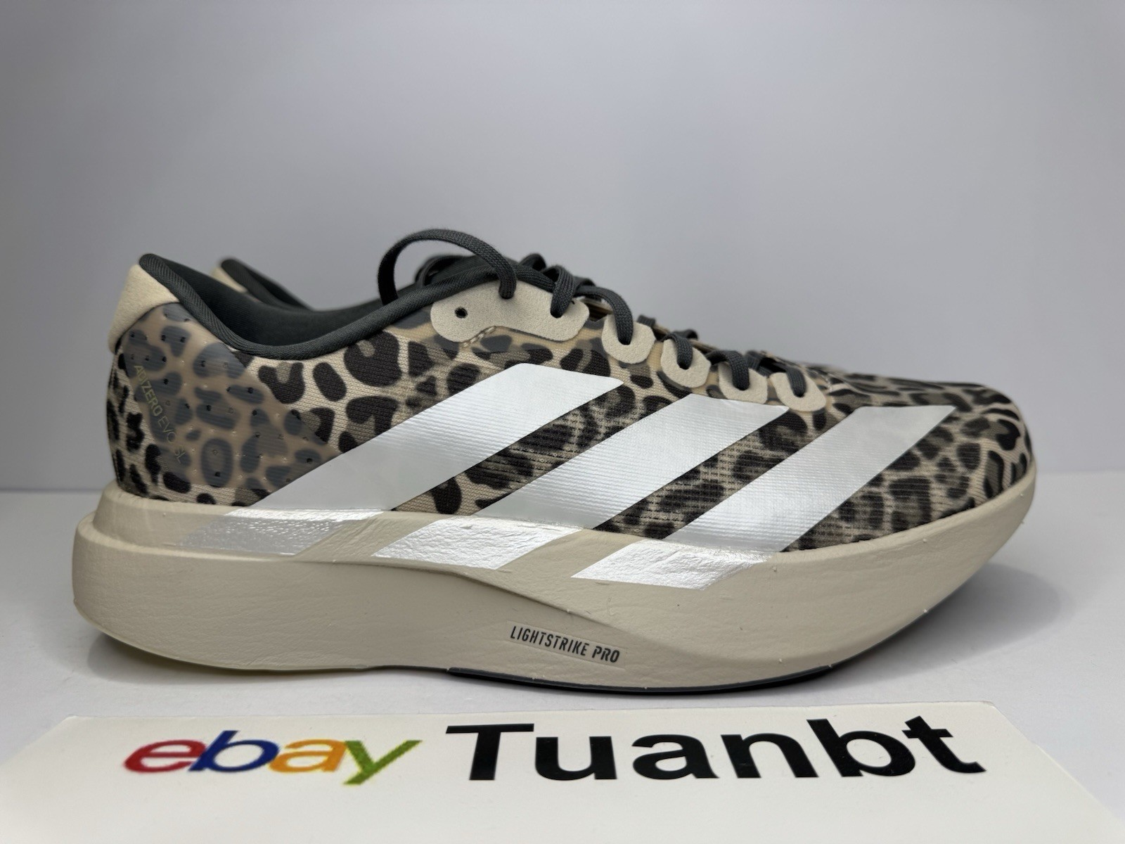 BRAND NEW Adidas Adizero EVO SL Women’s Running Shoes Leopard Animal KI3948