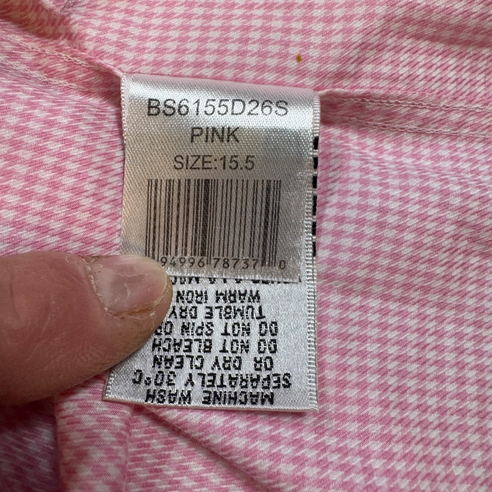 Bugatchi Uomo Comfort Stretch Men’s Size 15.5-34/35 Long Sleeves Dress Shirt