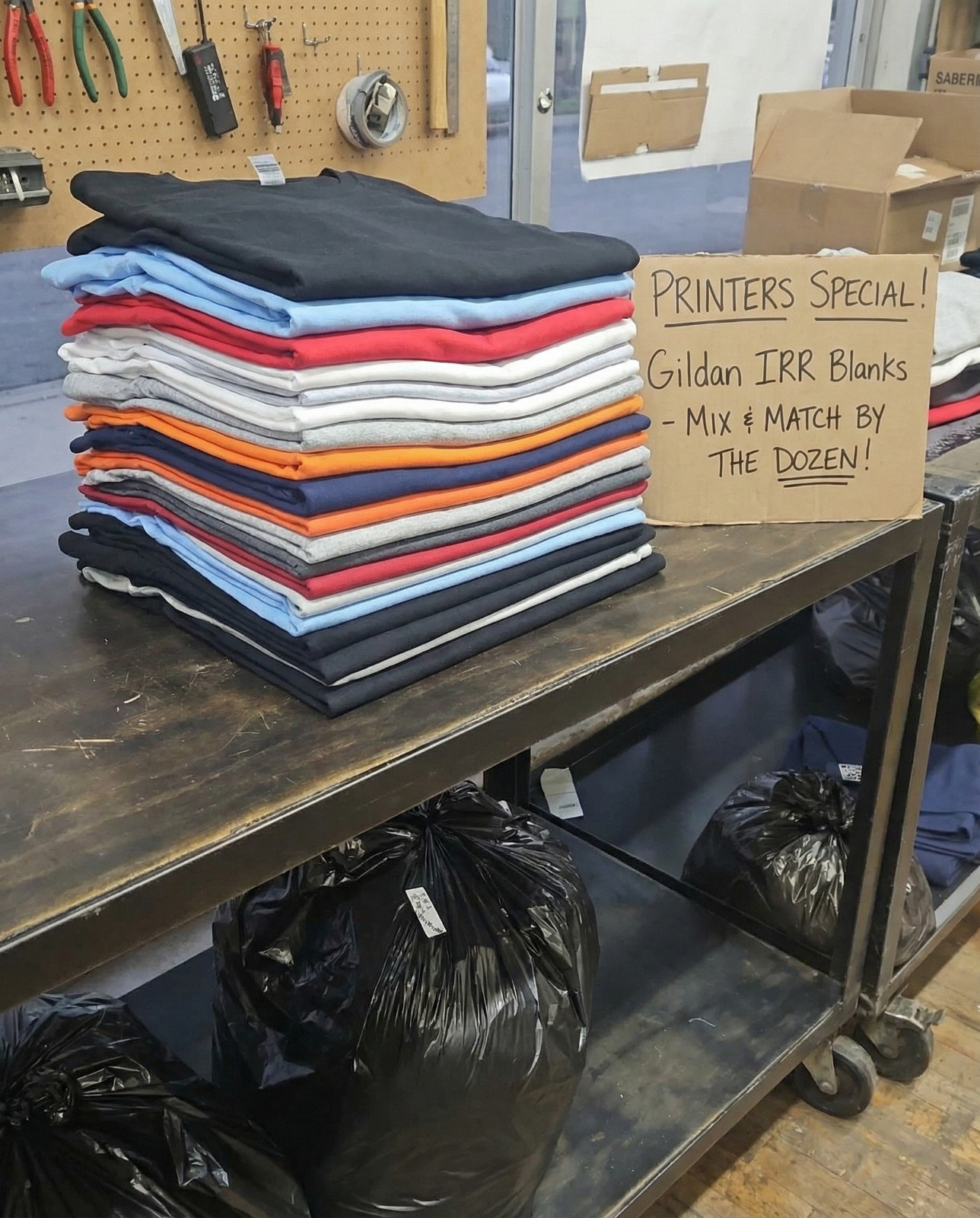 Bulk Lot 12 PCS Irregular T-Shirts 2XL