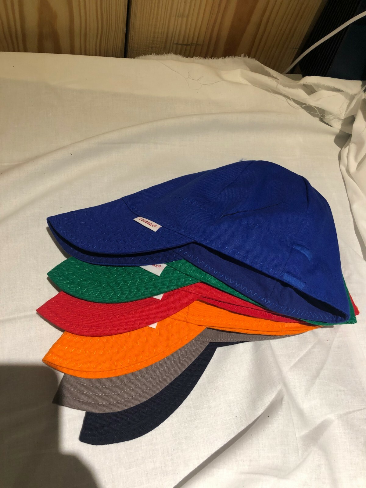 Comeaux Caps 6 Pack Welding Welder Hat Solid Colors Reversible Sized Cotton Best