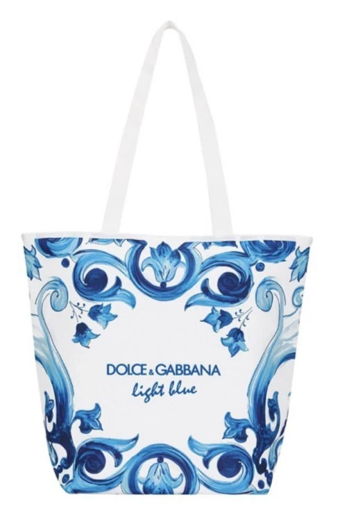 Dolce&Gabbana Light Blue Cooler Bag Insulated Tote Lunch Picnic Beach Travel NEW