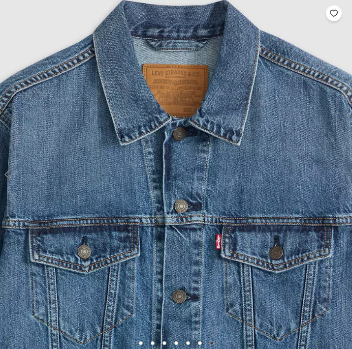 Levi’s Relaxed Fit Thermodapt Trucker Jacket – Friend Of Mine – Medium Wash NEW