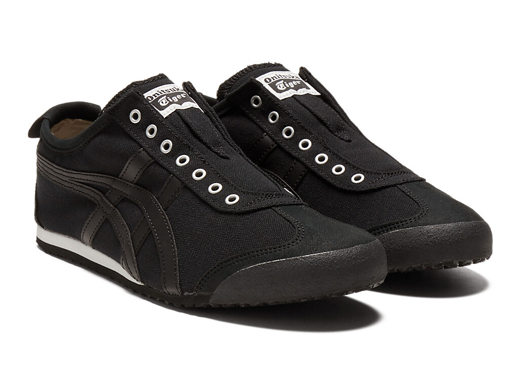 Onitsuka Tiger MEXICO 66 SLIP – ON Canvas WHITE BLACK CREAM BIRCH NAVY TRICOLOR