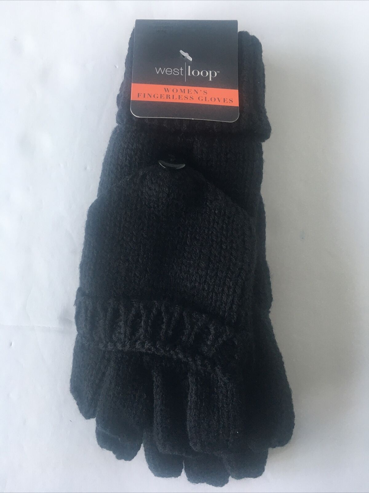 New West Loop Women’s Fingerless Gloves to Mittens Free Shipping ( Black )