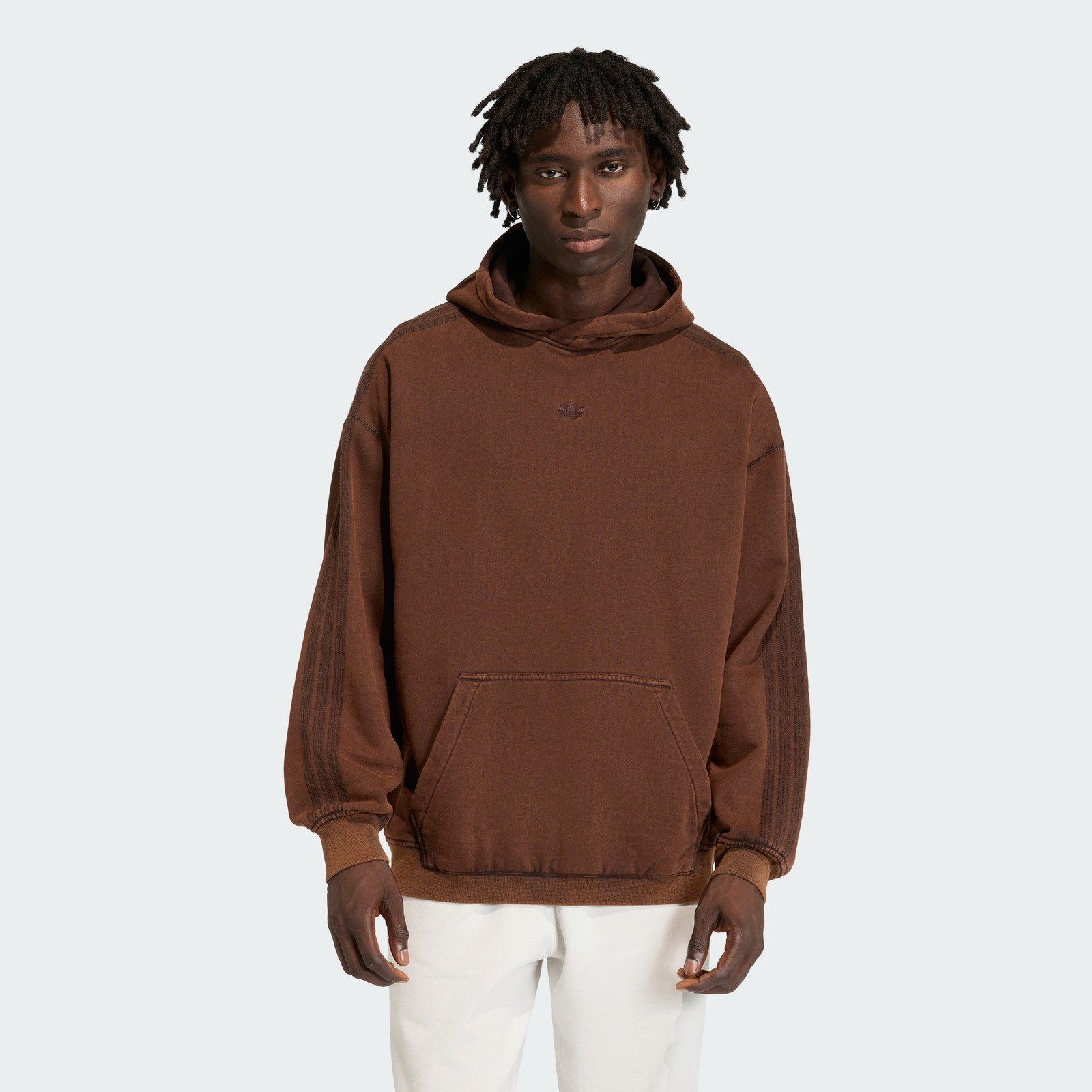 adidas men Premium Essentials Retro Washed Hoodie
