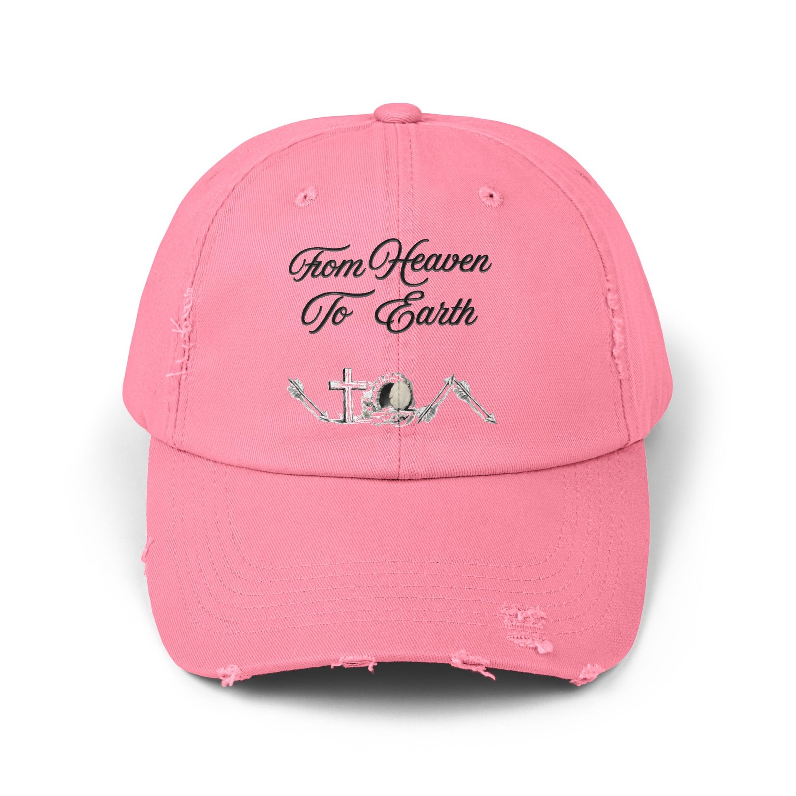 Faith-Based Hat, Christian Acronym Cap, Religious Gift, From Heven to Earth