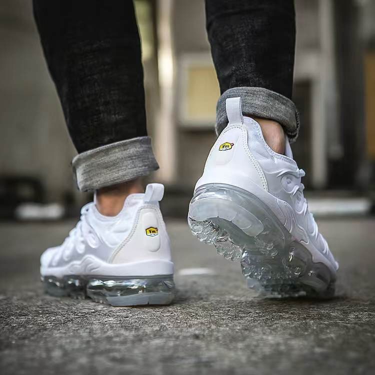 🔥Nike Air Vapormax Plus TN Silver white Men’s Sneakers Size7-12 Free Shipping