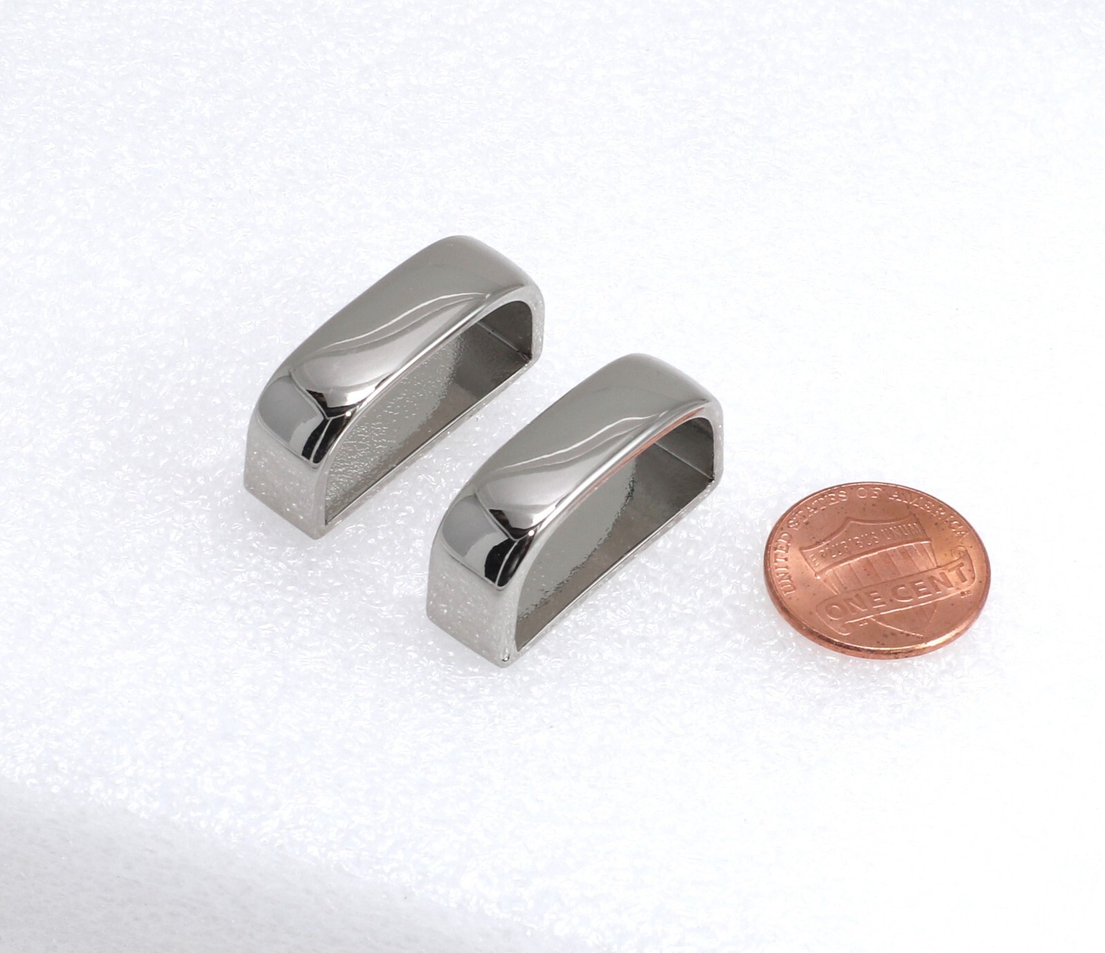 New 1″ 25mm belt keeper(#35B) 2pcs for man/women casual nickel finish USA
