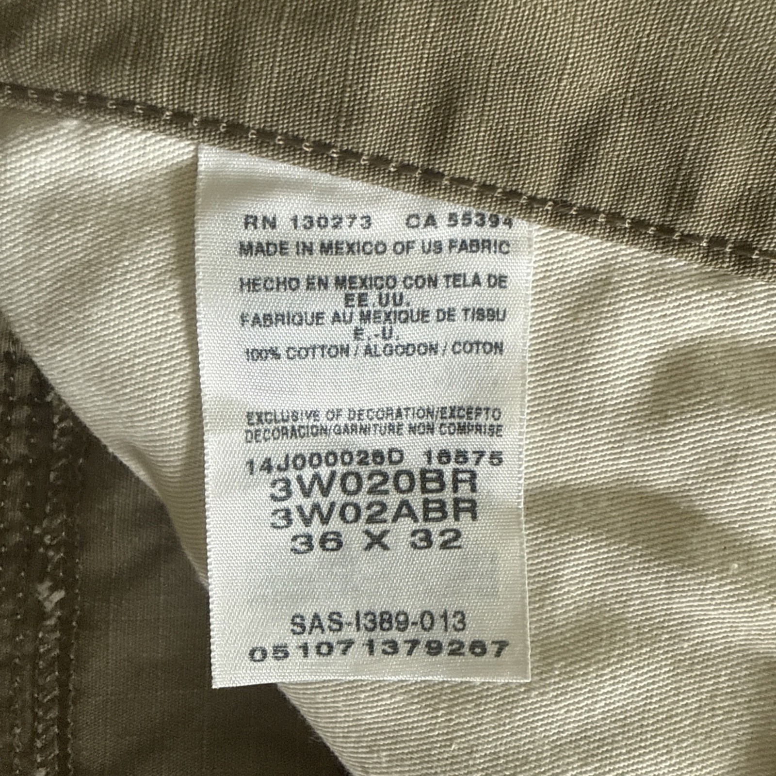 Wrangler Men’s Riggs Ranger Ripstop Cargo Carpenter Pants 42×34 Double Knee