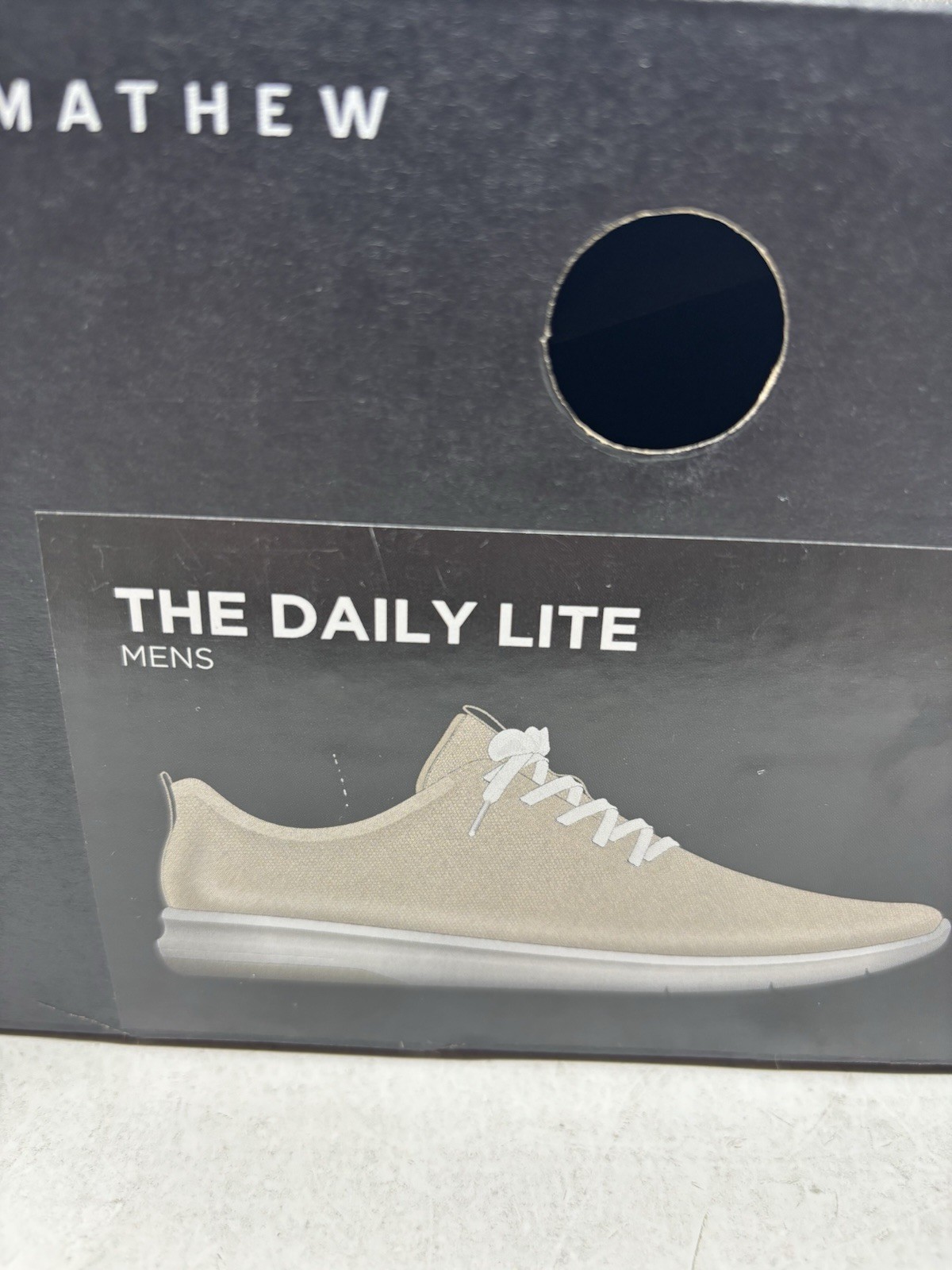 Travis Mathew The Daily Lite Italian Sand Beige White Sneaker Men’s Size