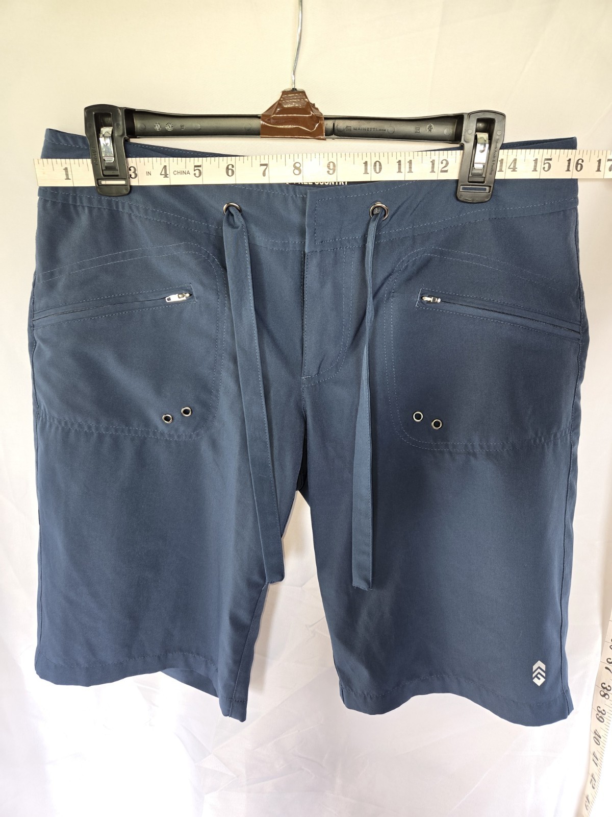 Free Country Women’s Bermuda Board Shorts Navy Blue Quick Dry size small