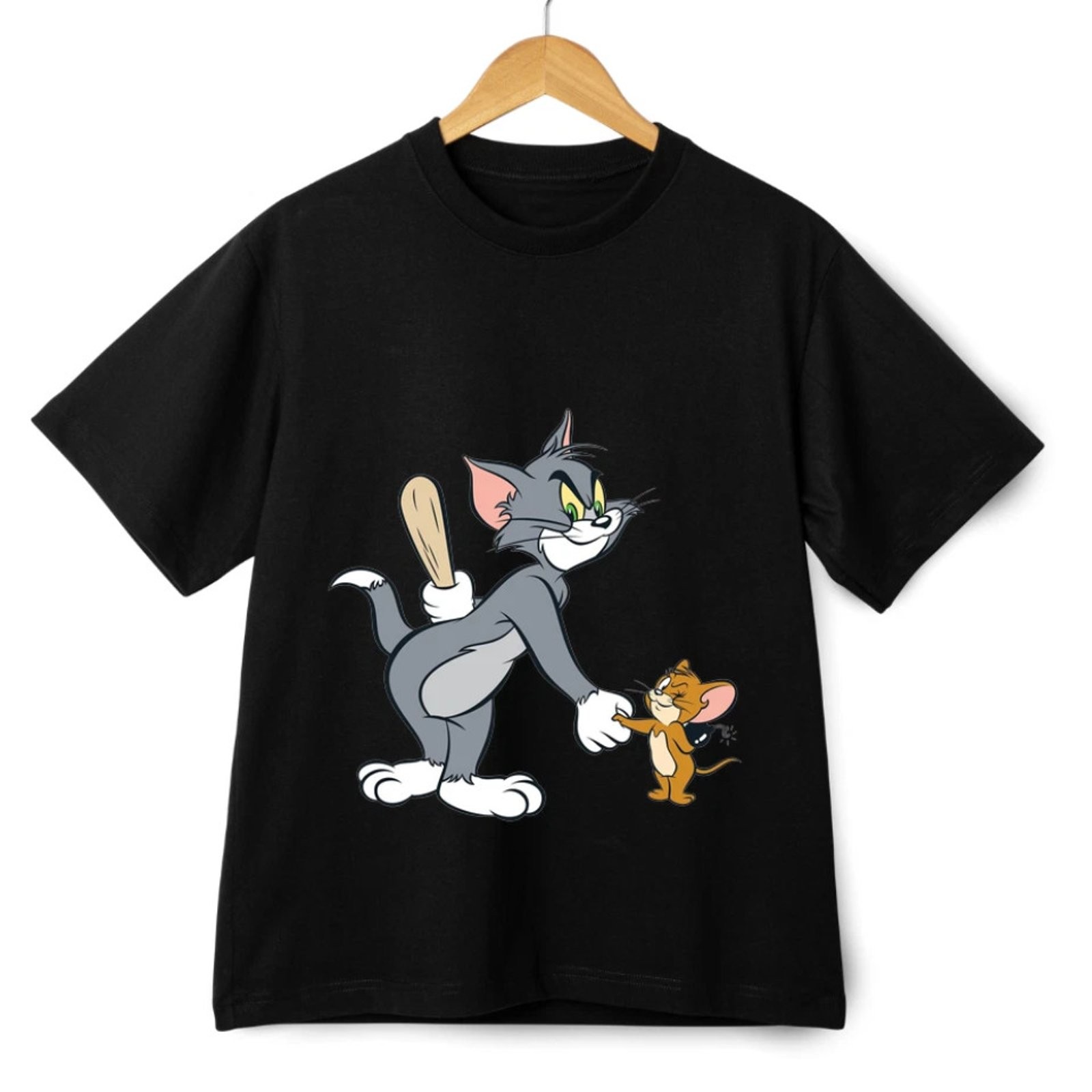 Tom And Jerry Classic Cartoon Graphic Tee Funny Retro Streetwear Unisex Cotton T