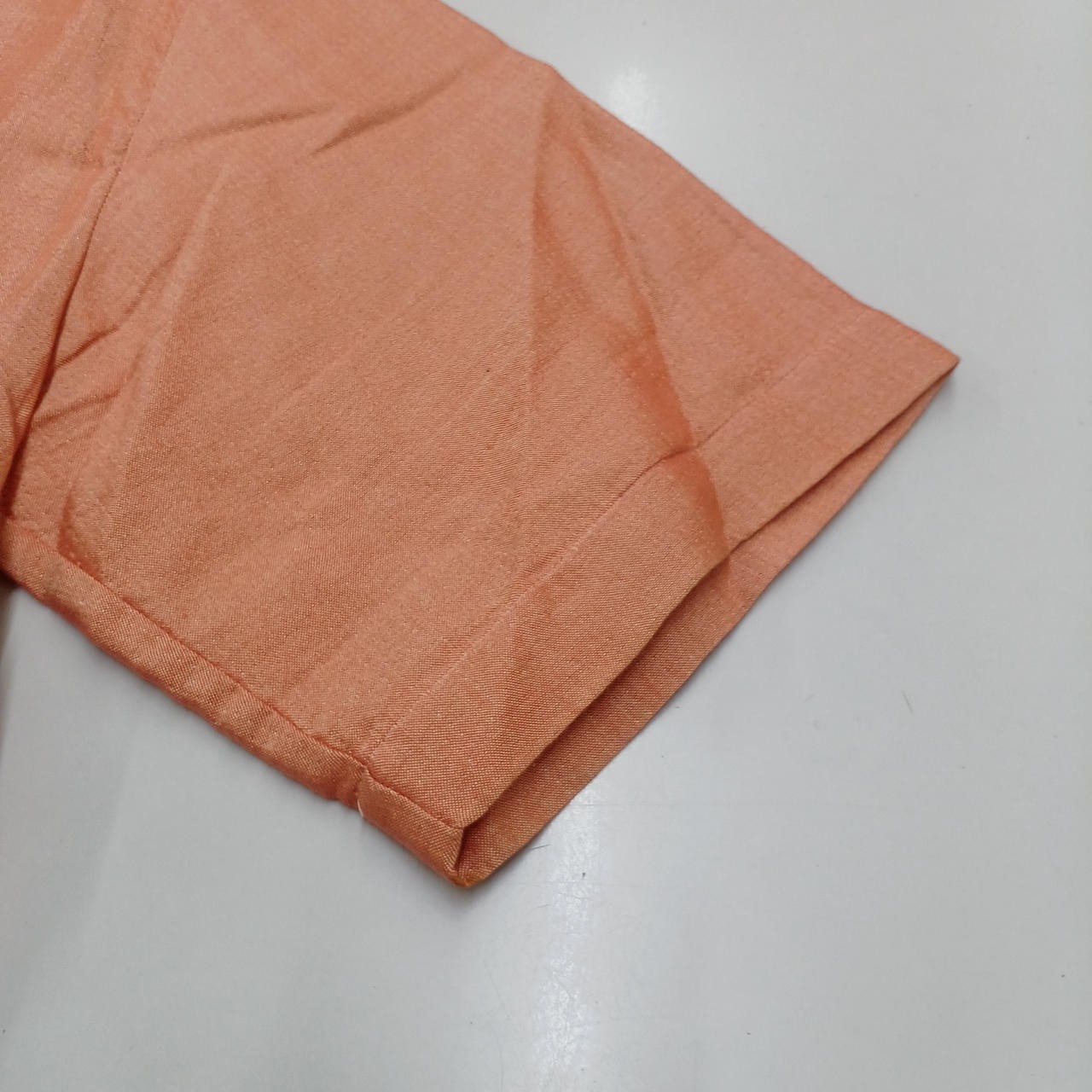 Seya Silk Blend Dress S Linen Cotton Polyester Midi Sleeve Casual