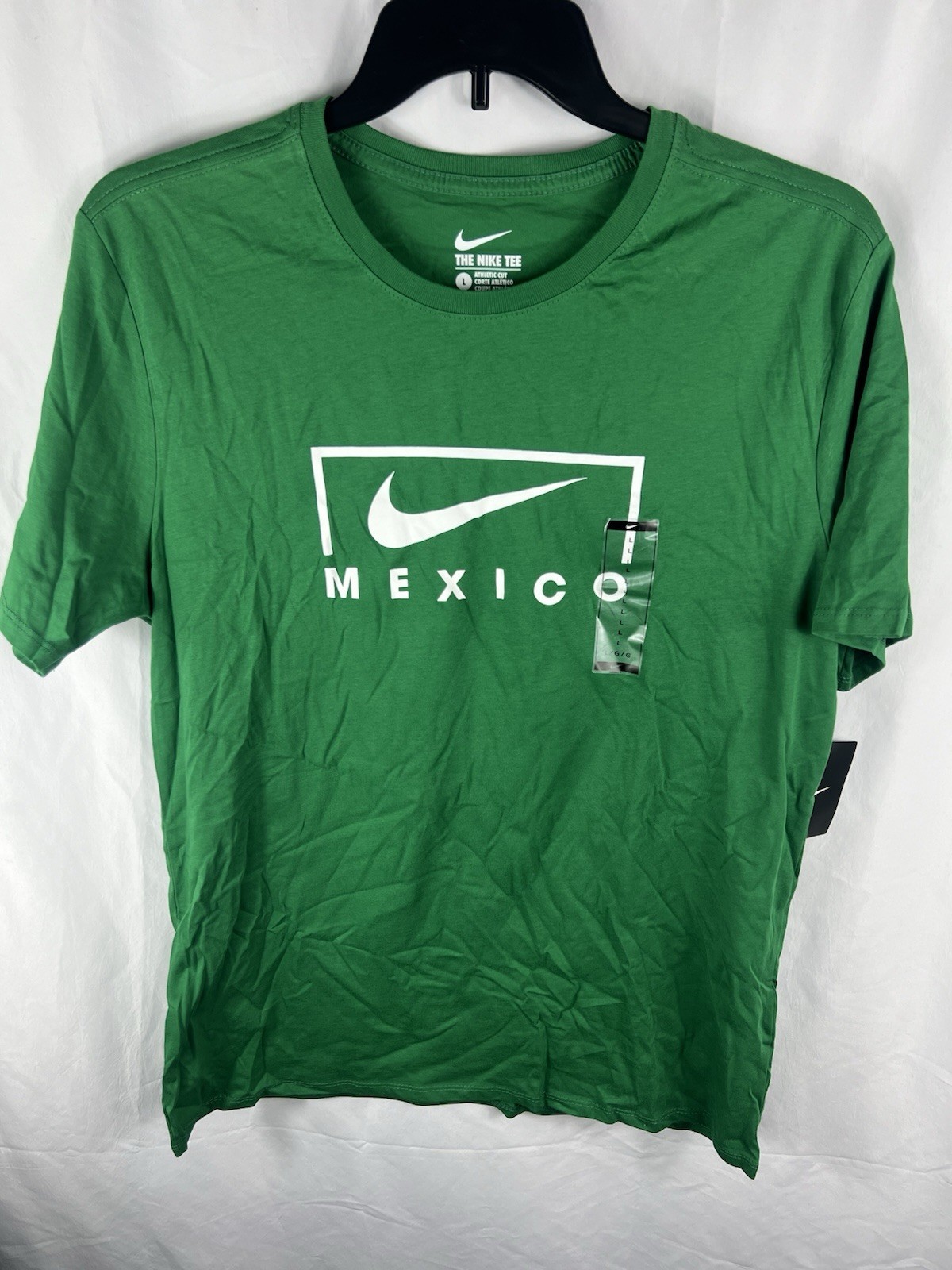 Nike Mexico Soccer Shirt 818308 Gym Training Fitness Running Futbol Green L