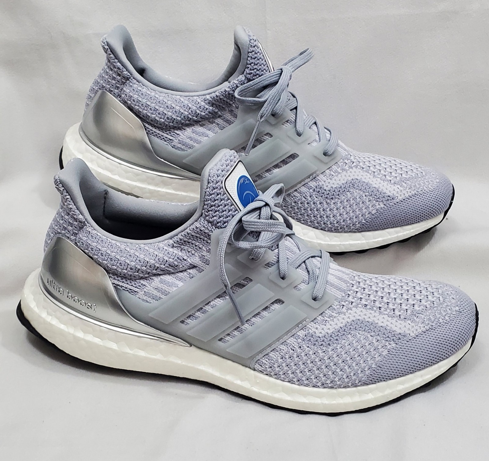 NWOB NASA Artemis x Adidas UltraBoost (FX7972) DNA Halo Silver Men’s US 9.5