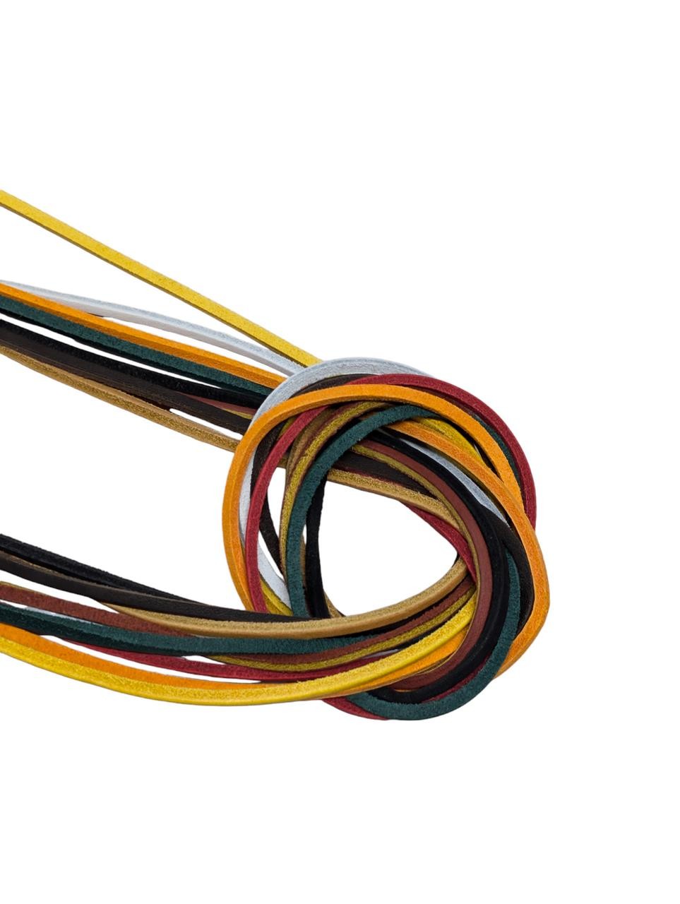 NEW 2024 COLORS! Rawhide Leather Shoe Laces 1/8″ x 72″ Singles, Pairs, Wholesale