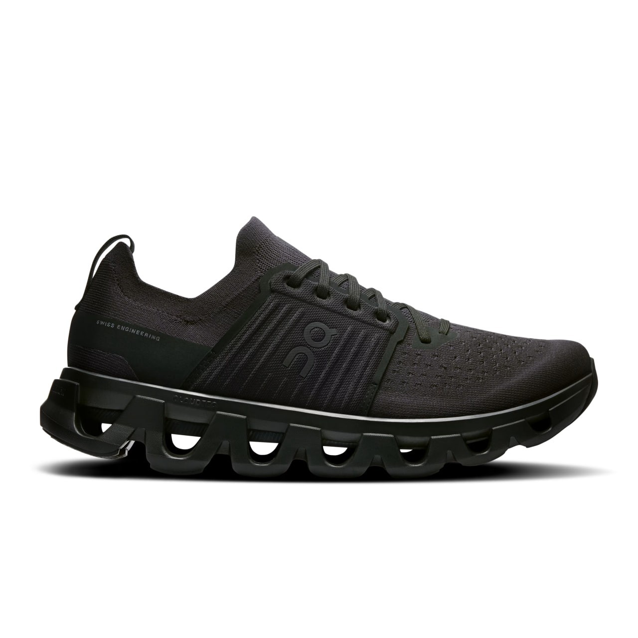 On Men’s Cloudswift 4 Black Eclipse Lightweight Road Running Shoes