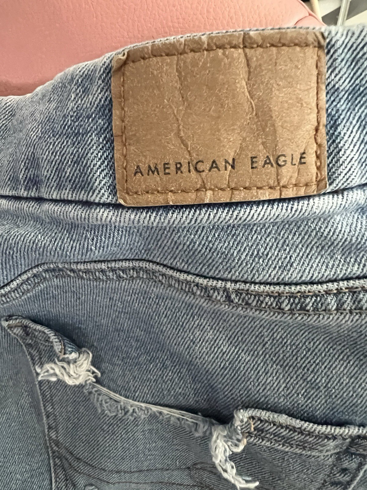 American Eagle Outfitters Women’s High Rise Straight Distressed Jeans Size 12