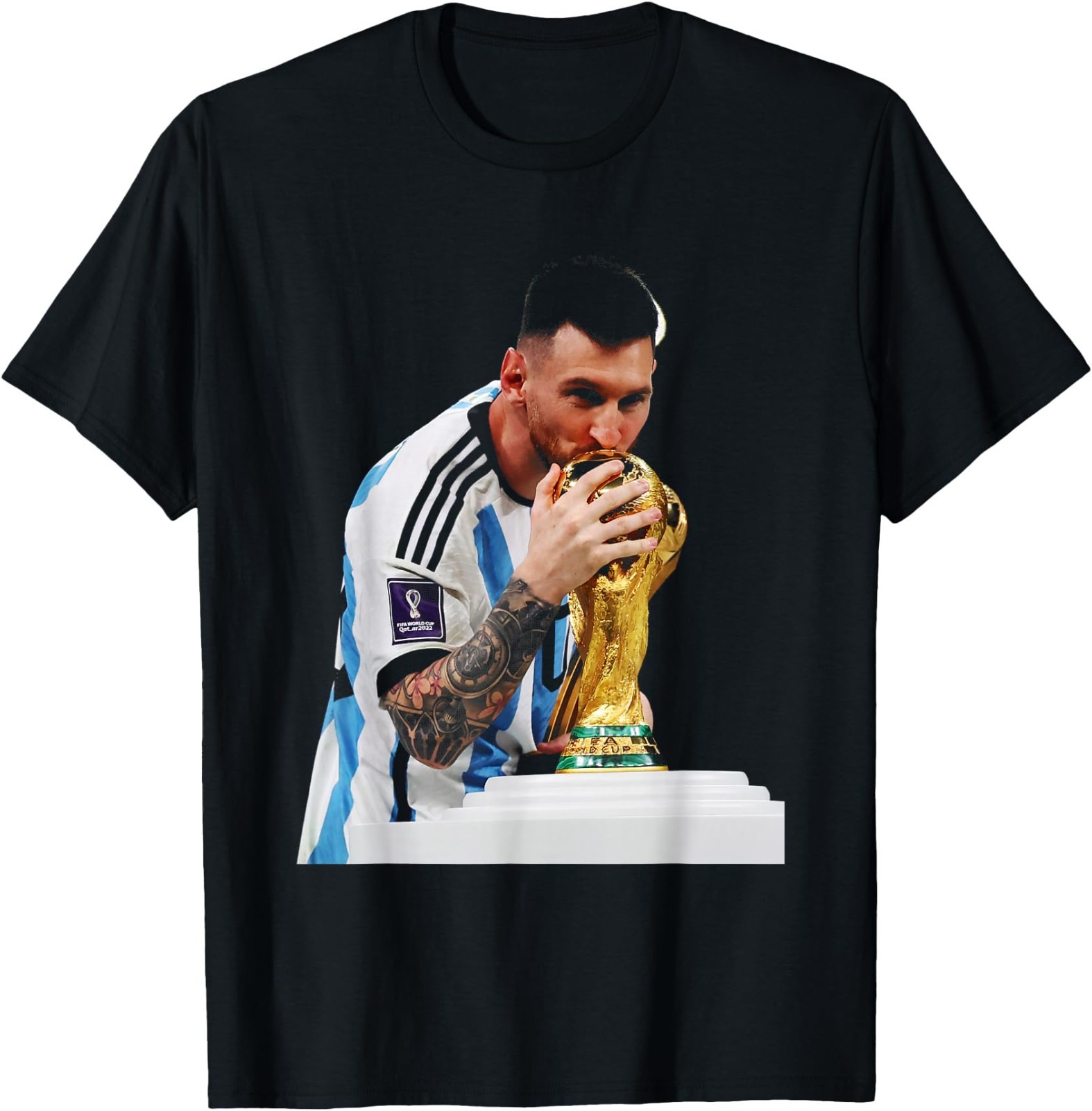 Lionel Messi Argentina Wins 2022 Qatar Football World Cup T-Shirt