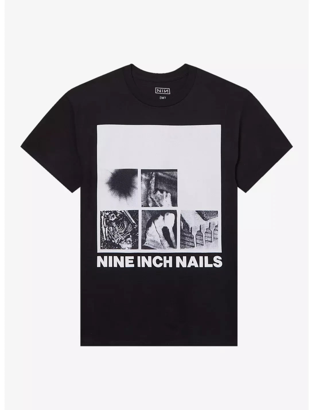 Nine Inch Nails – Black & White Photo Collage *Medium* T-Shirt – NEW!