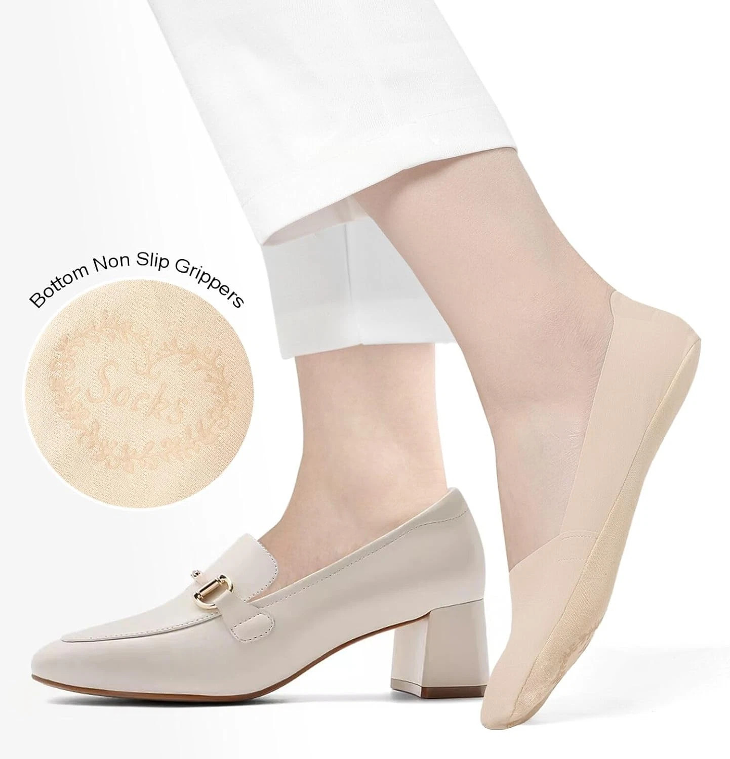8× Thin No Show Socks Womens Low Cut Liner Non Slip Invisible Socks Summer USA