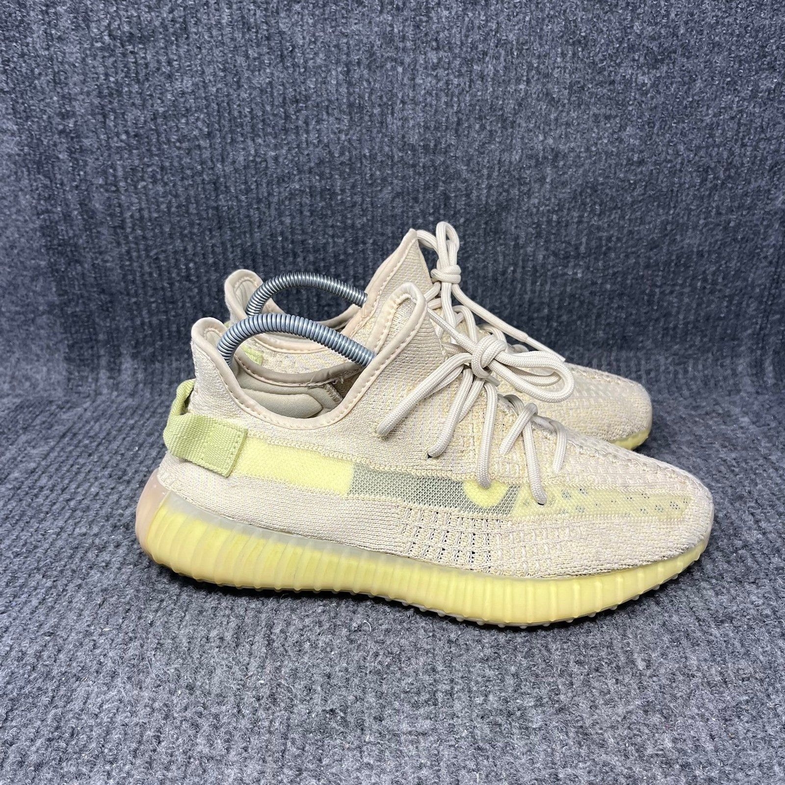 Adidas Yeezy Boost 350 V2 Flax Shoes Mens Size 8 FX9028
