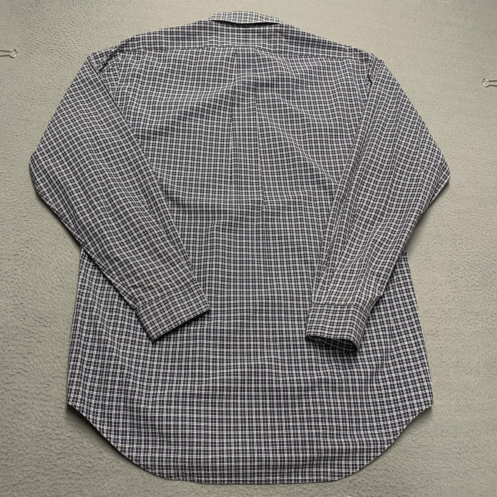Ralph Lauren Shirt Mens Medium Blue Check Button Down Pony Logo Classic Fit