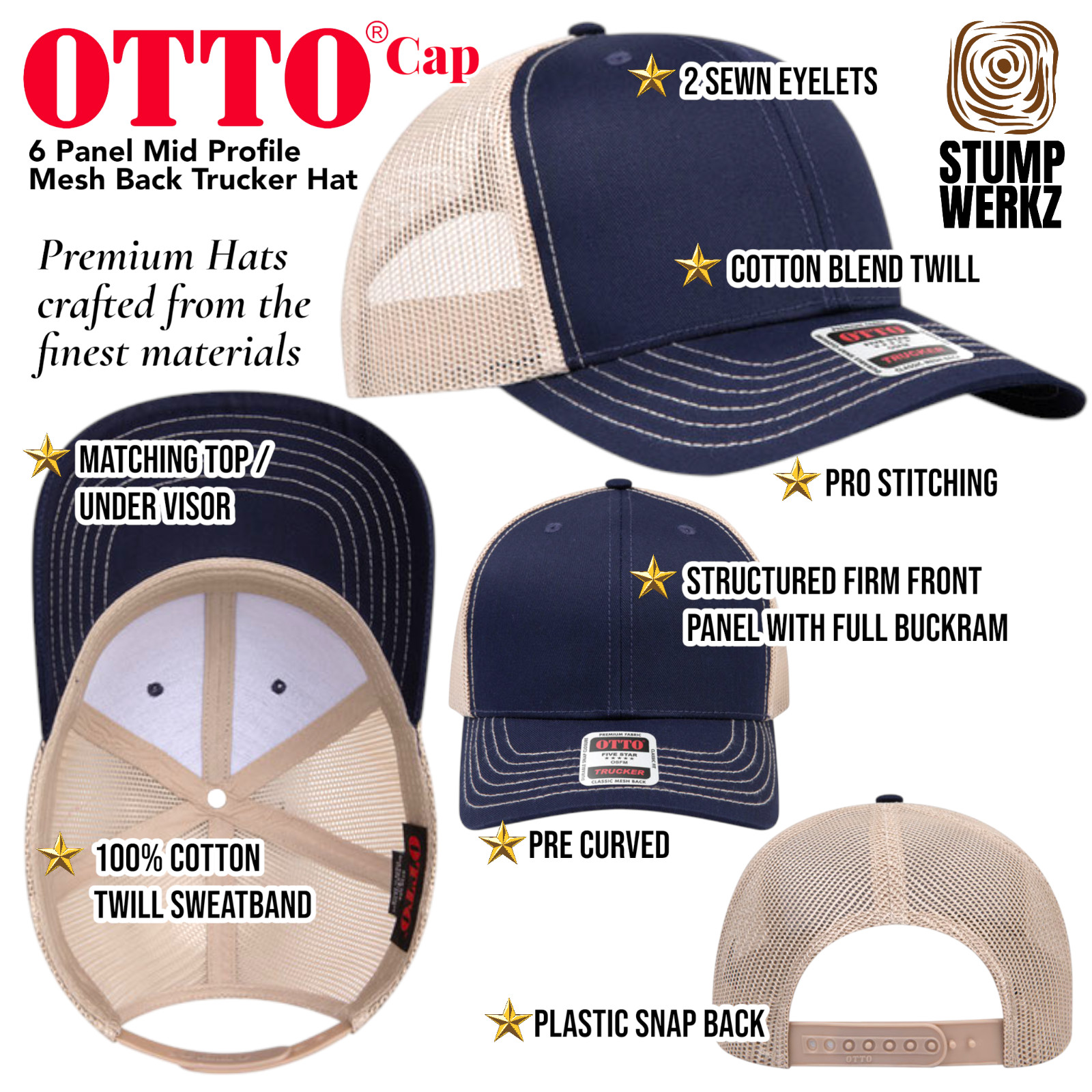Trucker Hat Baseball Cap Customized Ford King Ranch F150 F250 F350 NEW
