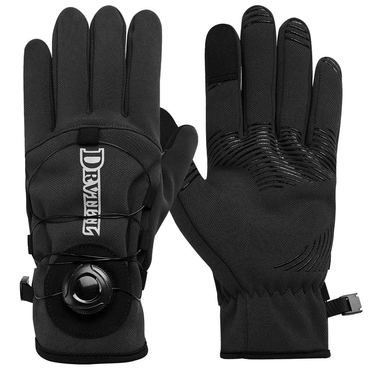 Mens Winter Windproof Warm Gloves Touch Screen Waterproof Driving Cycling Gloves