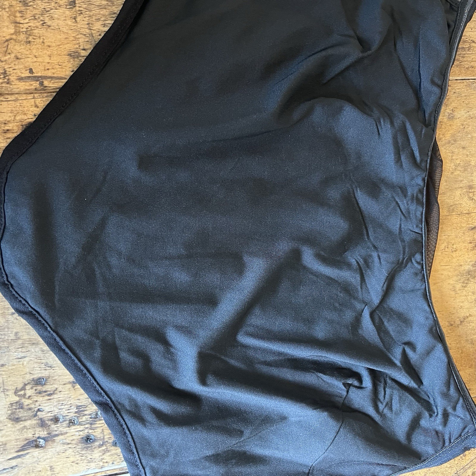 Womens Akira Tube Top Crop Black Strapless Size large Zip Up NEW