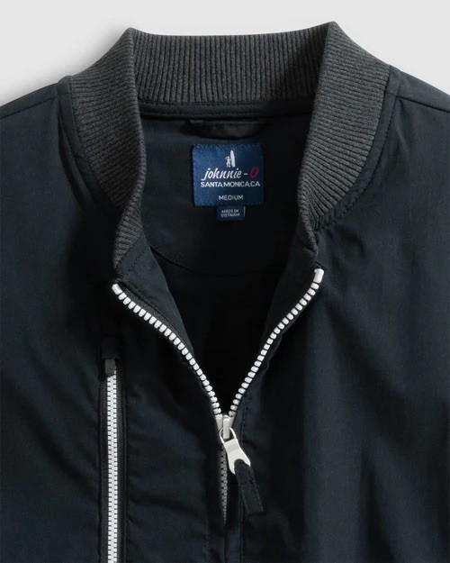 Johnnie O Corsair Bomber Jacket Black Men’s Size M