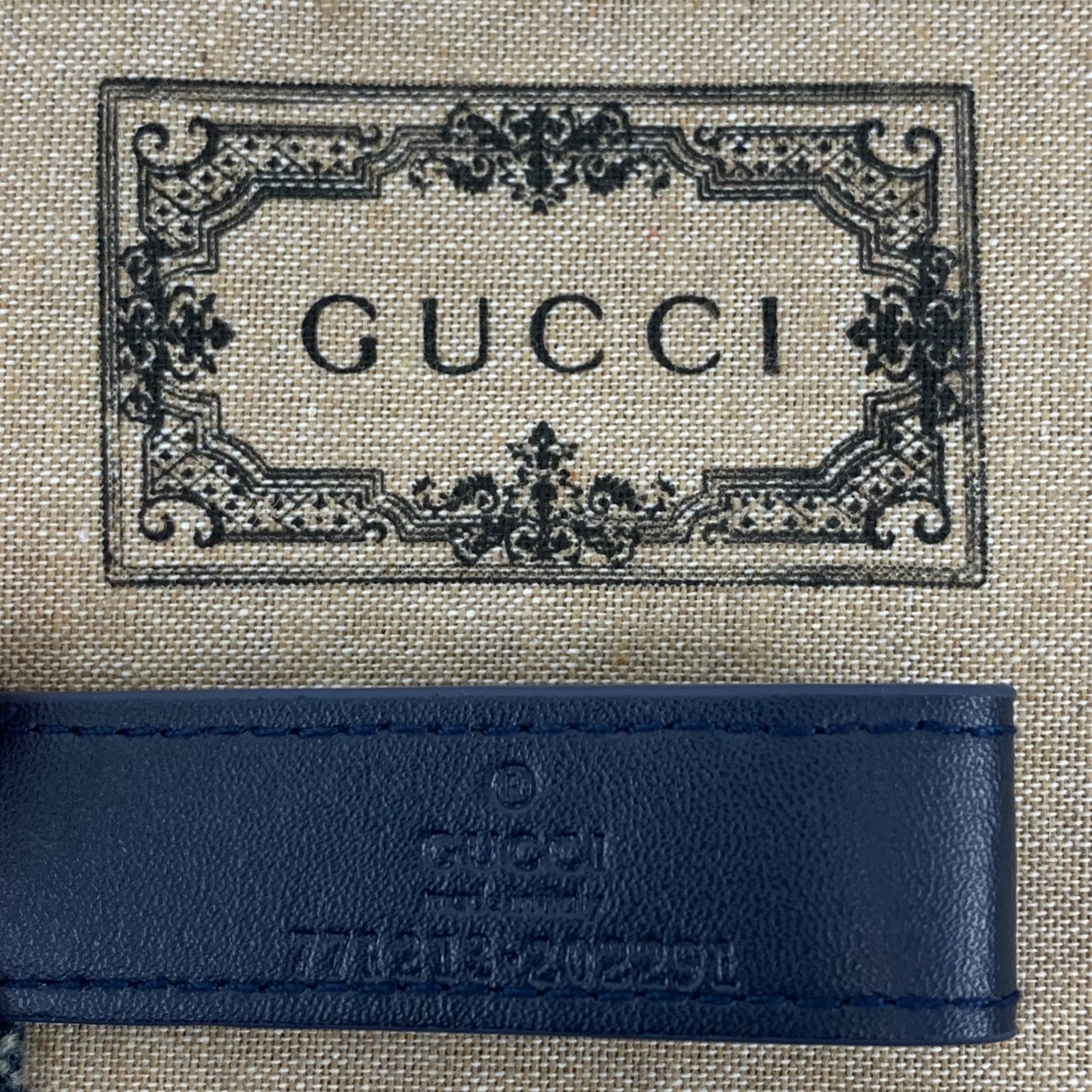 Gucci GG Monogram Logo Jumbo Wool Canvas Baseball Cap Hat Gray Size M