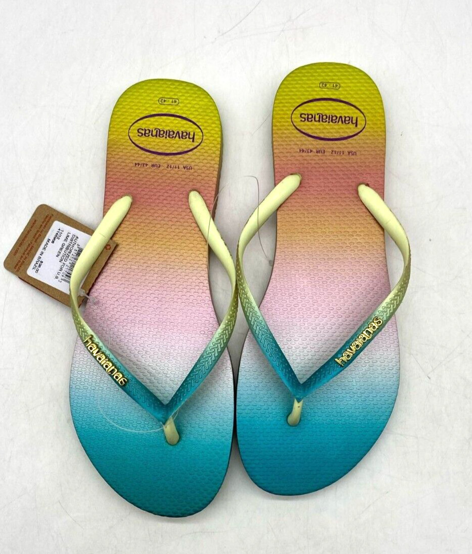 Havaianas Slim Gradient Sunset Flip Flops Women’s Size 11/12 – Men’s 9/10